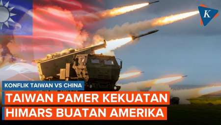 Simulasi Perang China, Taiwan Tembakkan Himars Kiriman AS