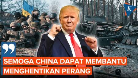 Trump Minta Bantuan China untuk Hentikan Perang Rusia-Ukraina