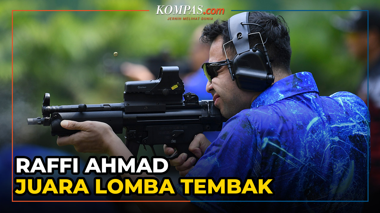 Ikuti Lomba Menembak, Raffi Ahmad Juara di Piala Danpaspampres 2022