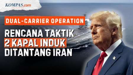 Rudal Iran Vs "Dual-Carrier Operation" AS: Saat Trump Ingin Tambah Kapal Induk Ke Arab