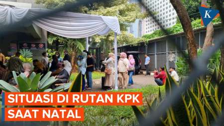 Rutan KPK Ramai Didatangi Keluarga Tahanan Saat Natal