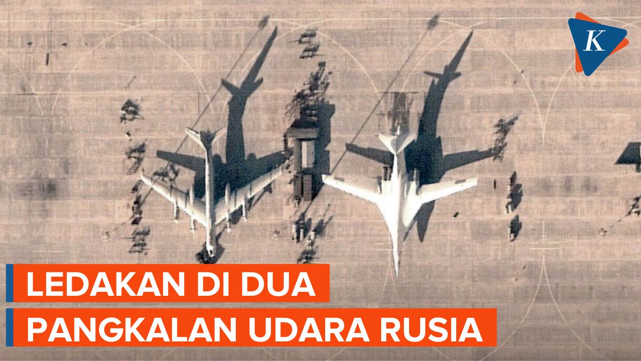 Ledakan Terjadi di Dua Lapangan Terbang Militer Rusia, Sejumlah Orang Dilaporkan Tewas