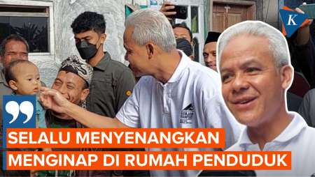 Momen Ganjar Menginap di Rumah Warga, Dijamu Tempe Kemul Khas Wonosobo