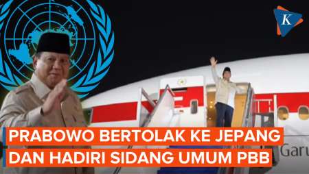 [FULL] Detik-detik Prabowo Tinggalkan Indonesia Menuju Sidang PBB di AS