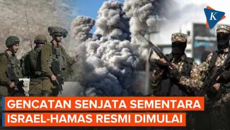 Gencatan Senjata 4 Hari Hamas-Israel Resmi Dimulai