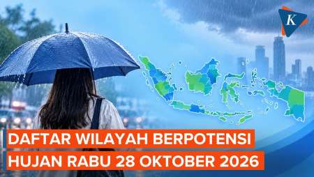 BMKG Peringatkan Hujan Lebat Hingga Ekstrem Hari Ini 28 Oktober 2026, Di Mana Saja?