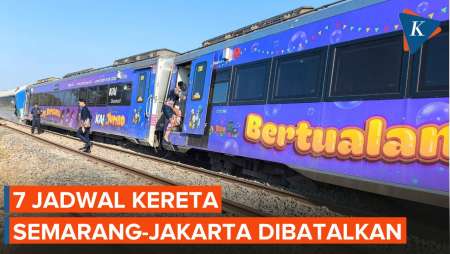 7 Perjalanan KA Semarang-Jakarta Dibatalkan akibat Argo Bromo Anggrek Anjlok
