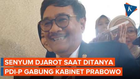 Senyum Saat Ditanya Kans PDI-P Gabung Kabinet Prabowo, Djarot: Semua Memungkinkan