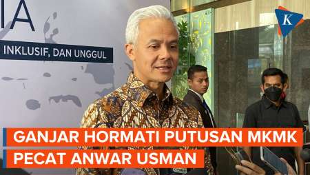 Ganjar Persilakan Rakyat Nilai Sendiri soal Putusan MKMK Terkait Anwar Usman