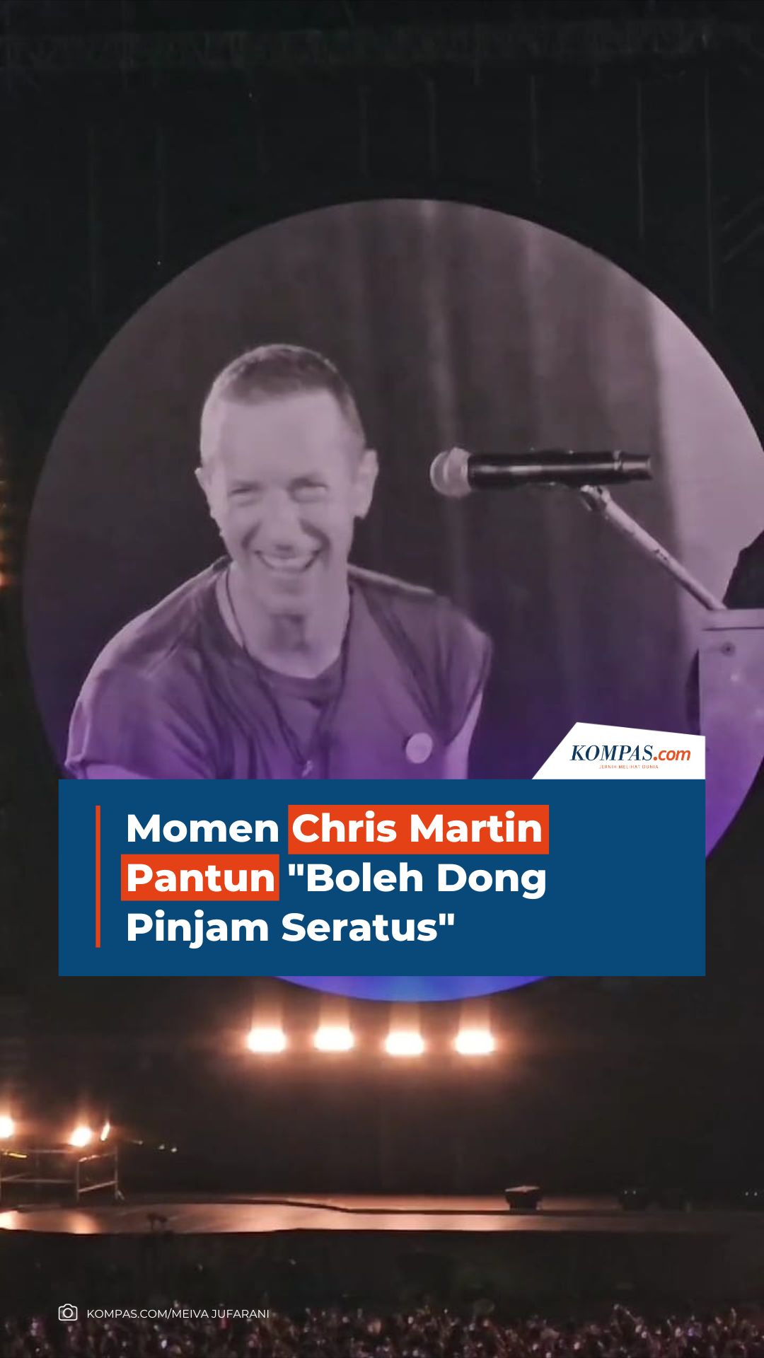 Momen Chris Martin Pantun "Boleh Dong Pinjam Seratus"