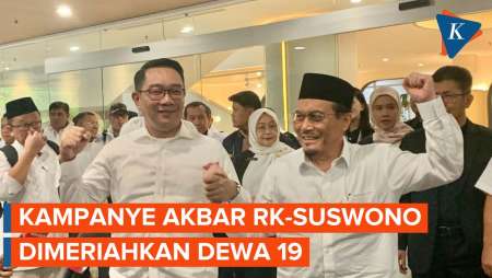 RK-Suswono Gandeng Dewa 19 Meriahkan Kampanye Akbar di Jakbar