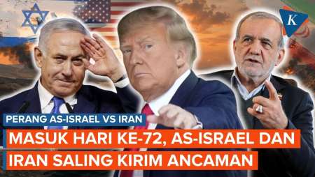 Hari Ke-72 Perang AS-Israel Vs Iran: Israel Gempur Lebanon, Inggris Ikut Kirim Kapal Perang