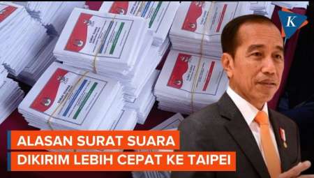 Surat Suara Dikirim Lebih Awal ke Taipei, Ini Penjelasan Jokowi