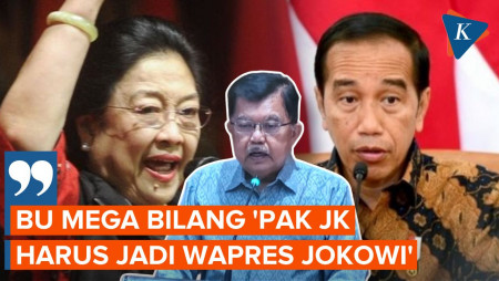 Cerita Jusuf Kalla Saat Diminta Megawati Jadi Wakil Presiden Jokowi