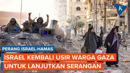 Hamas Masih Beri Perlawanan di Gaza, Israel Kembali Usir Pengungsi