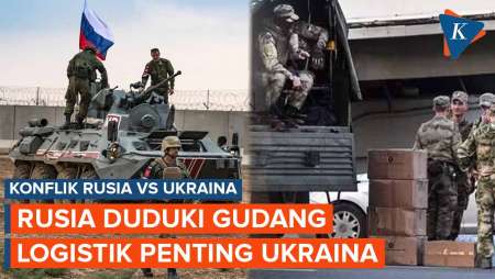 Rusia Duduki Gudang Logistik Penting Milik Ukraina di Donetsk