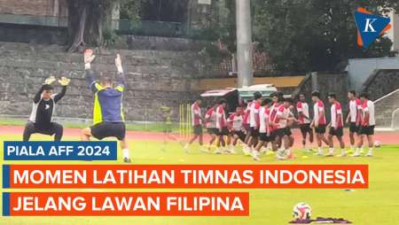 Momen Latihan Timnas Indonesia Jelang Laga Hidup Mati Lawan Filipina