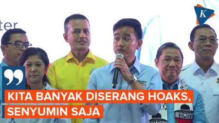 Gibran Minta Para Pendukung Tak Terpancing Fitnah dan Hoaks