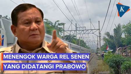 Sehari Usai Blusukan Prabowo Subianto, Begini Kondisi Warga Bantaran Rel Senen