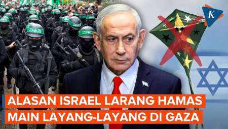 Israel Larang Hamas Main Layang-layang Di Gaza, Ada Apa?