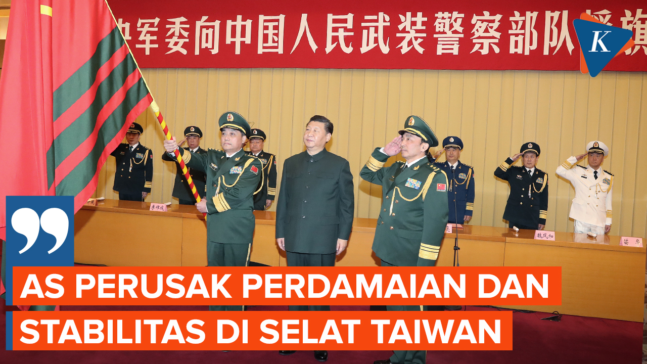 China: AS Pembuat Risiko Konflik Keamanan di Selat Taiwan