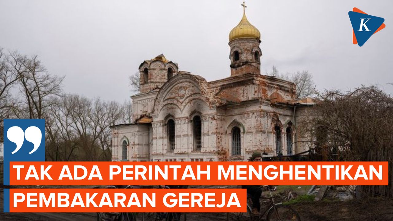Zelensky Klaim Rusia Telah Hancurkan 113 Gereja di Ukraina