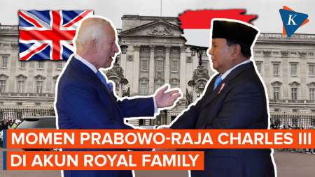 Momen Raja Charles III dan Prabowo Bersalaman Diunggah Akun The Royal Family