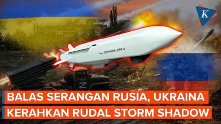 Dibombardir Rudal Rusia, Ukraina Balas Kirim Rudal Storm Shadow