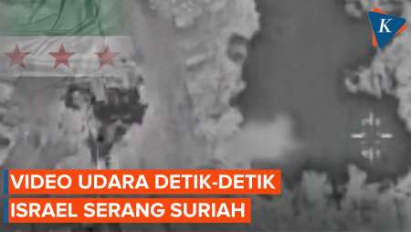 Rekaman Udara Detik-detik Israel Serang Suriah, 9 Orang Tewas
