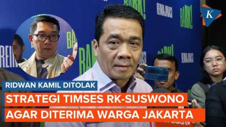 Ridwan Kamil Ditolak Warga Jakarta saat Sosialisasi, Timses RK-Suswono Siapkan Strategi Khusus