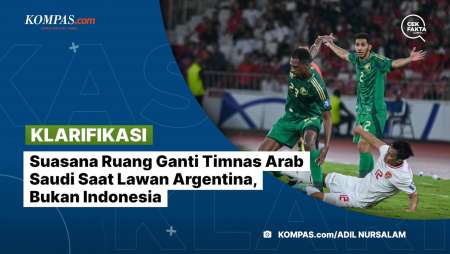 [KLARIFIKASI] Suasana Ruang Ganti Timnas Arab Saudi Saat Lawan Argentina, Bukan Indonesia