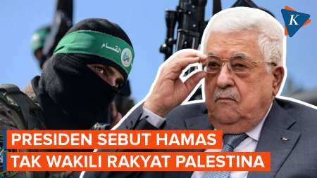 Presiden Palestina Mahmoud Abbas Sebut Hamas Tak Mewakili Rakyat Palestina