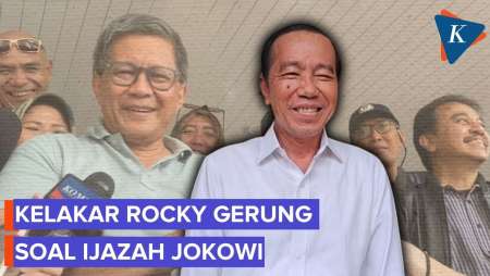 Kelakar Rocky Gerung Soal Ijazah Jokowi: Ijazahnya Asli, Orangnya Palsu