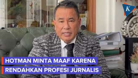 Video Hotman Paris Minta Maaf ke Jurnalis Usai Ucapan Bernada Merendahkan