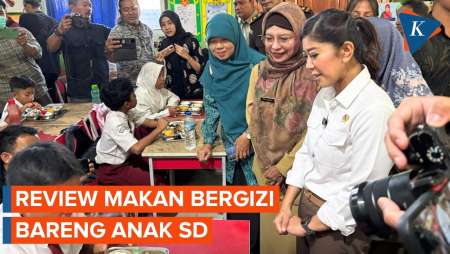 Review Rasa Makan Bergizi Gratis bersama Meutya Hafid dan Siswa SD