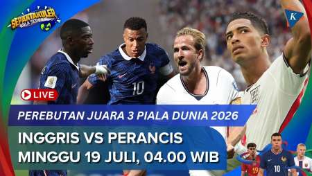 Jadwal Live Streaming Inggris Vs Perancis Piala Dunia, Perebutan Peringkat 3