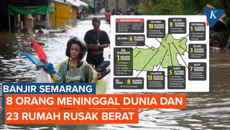 Fakta Banjir dan Longsor Jawa Tengah: 8 Orang Meninggal Dunia, 23 Rumah Rusak Berat