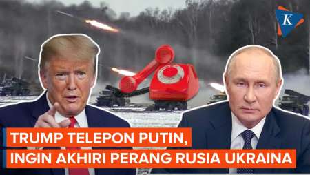 Telepon Putin, Trump Ingin Akhiri Perang Rusia-Ukraina