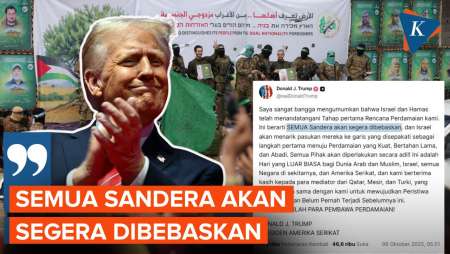 Trump Umumkan Kesepakatan Gaza: Semua Sandera Segera Dibebaskan