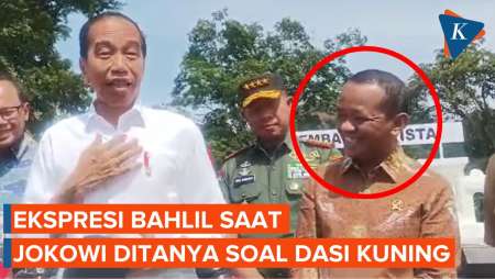 Saat Jokowi Ditanya soal Dasi Kuning, Bahlil Pun Tertawa