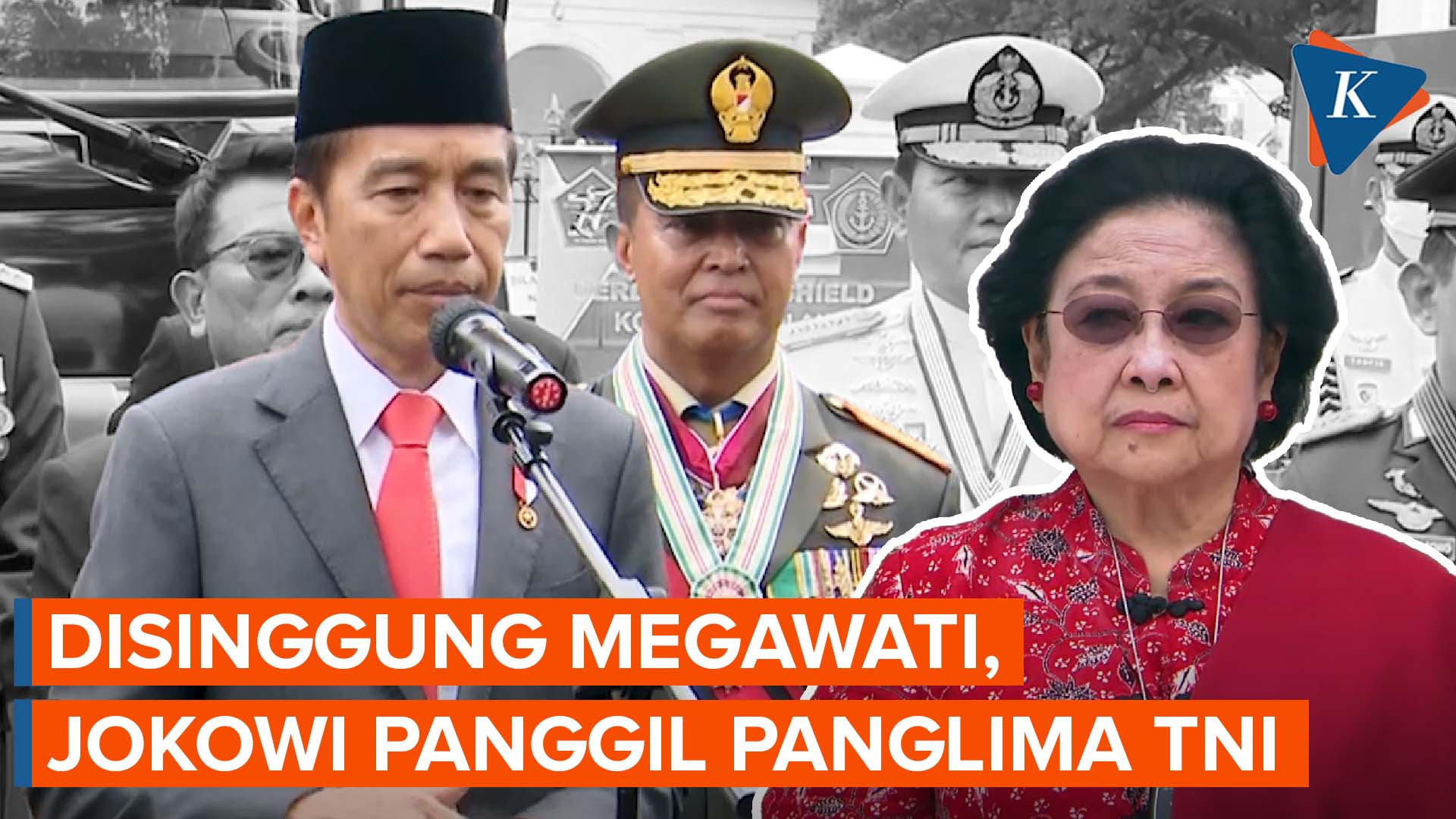 Jokowi Panggil Panglima TNI dan Kepala Staf Usai Dikritik Megawati