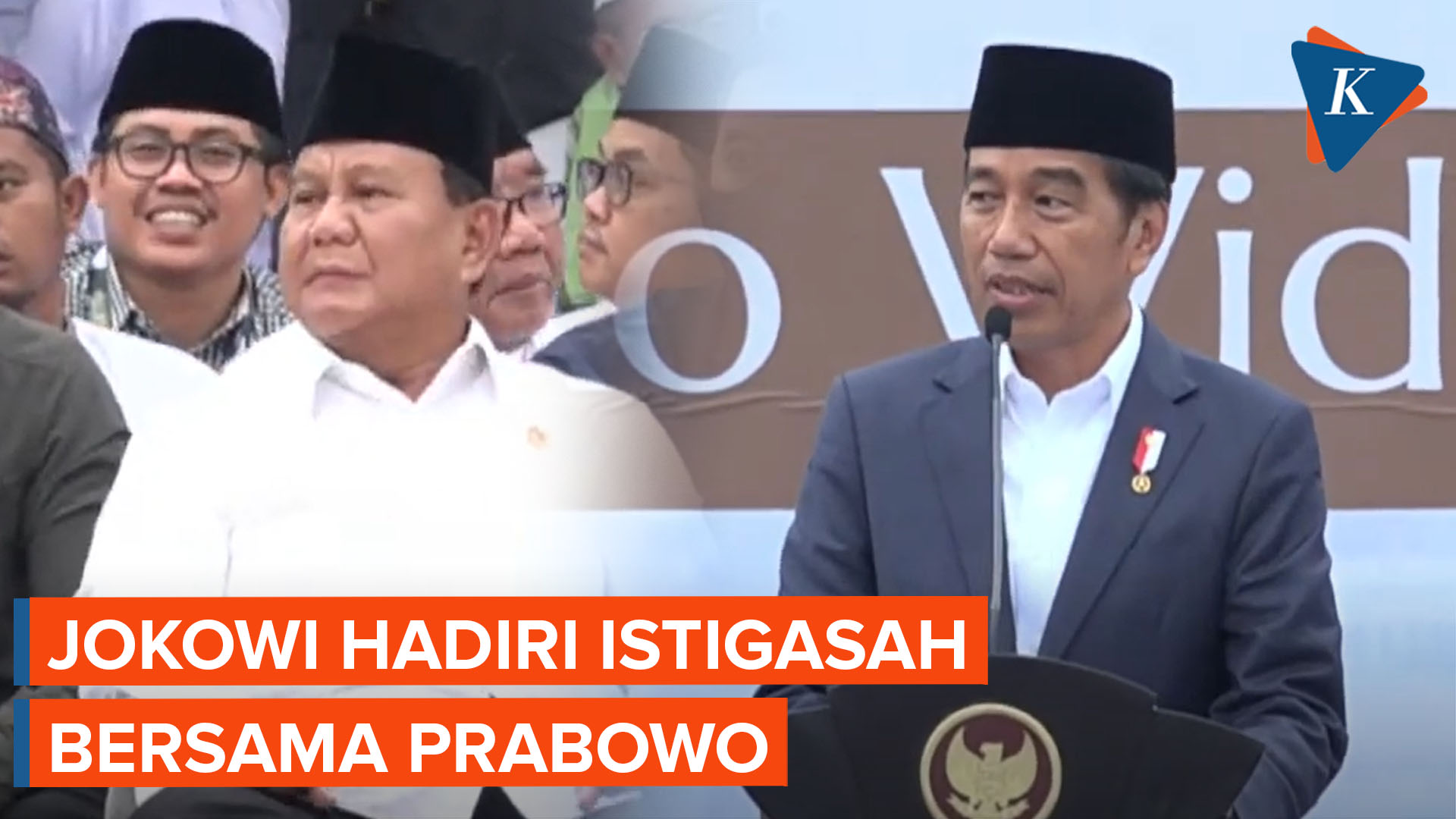 Prabowo Hadiri Istigasah Bersama Jokowi di Kalsel