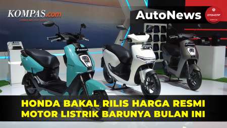 Harga Resmi Motor Listrik Honda Siap Dirilis Bulan Ini