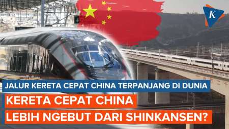 Jalur Kereta Cepat China Terpanjang Di Dunia Resmi Beroperasi