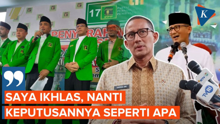 Gabung PPP, Sandiaga Ikhlas Jika Tak Diusulkan Jadi Cawapres Ganjar