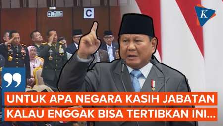 Prabowo Soroti 1.000 Tambang Ilegal: Masa Pejabat TNI-Polri Enggak Tahu!