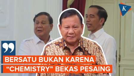 Prabowo Akui Bersatu dengan Jokowi Bukan karena “Chemistry”, tapi...