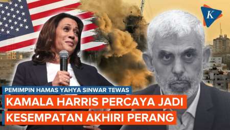 Reaksi Kamala Harris soal Tewasnya Yahya Sinwar: Hamas Tak Bisa Lagi Dominasi Gaza!