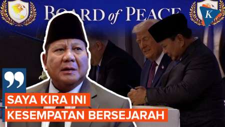 Indonesia Gabung Dewan Perdamaian Gaza, Prabowo: Kesempatan Bersejarah