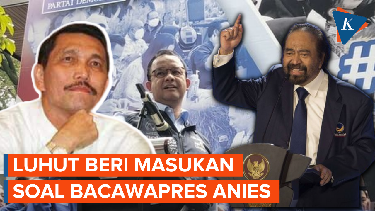 Luhut Mengaku Beri Masukan pada Surya Paloh soal Bakal Cawapres Anies